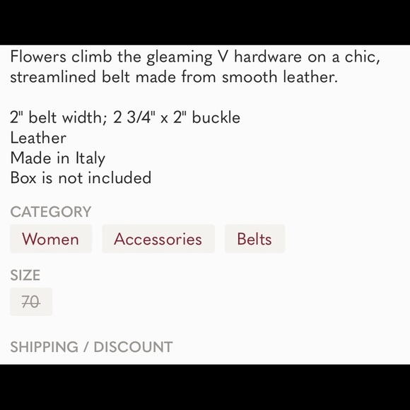 Authentic Versace belt - Picture 7 of 7